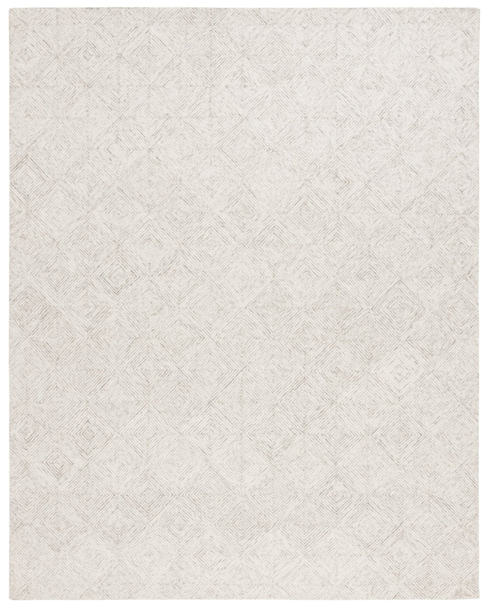 Safavieh Msr Hand Tufted Wool Cotton Area Rug - Elegant Abstract Design For Luxurious Living Spaces Grey ,Ivory 80% Wool,20% Cotton Msr3377f-8
