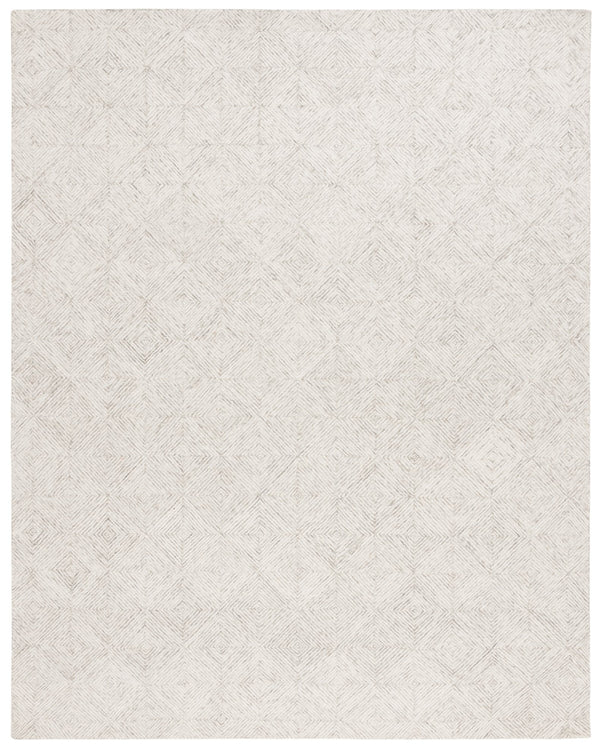 Safavieh Msr Hand Tufted Wool Cotton Area Rug - Elegant Abstract Design For Luxurious Living Spaces Grey ,Ivory 80% Wool,20% Cotton Msr3377f-8
