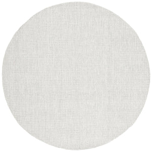 Safavieh Msr Tufted Abstract Area Rug - Exquisite Handcrafted Wool Design For Luxurious Home Decor Elegance Light Grey ,Ivory Wool Msr3378f-8