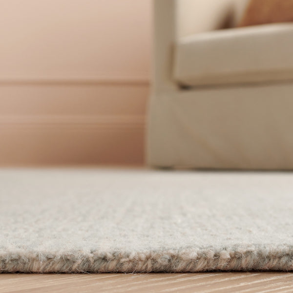 Safavieh Msr Abstract Hand Tufted  Rug Light Grey / Ivory 9' x 12'