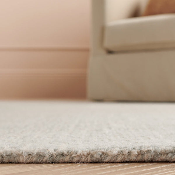 Safavieh Msr Tufted Abstract Area Rug - Exquisite Handcrafted Wool Design For Luxurious Home Decor Elegance Light Grey ,Ivory Wool Msr3378f-8