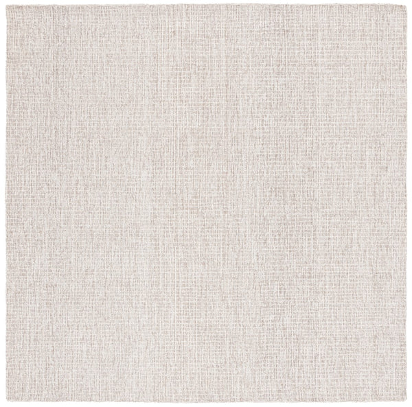 Safavieh Msr Abstract Hand Tufted  Rug Ivory / Grey 6' x 6' Square