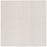 Safavieh Msr Abstract Hand Tufted  Rug Ivory / Grey 6' x 6' Square
