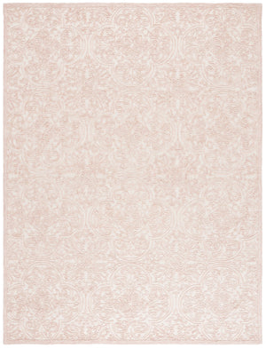 Safavieh Msr Hand Tufted Wool And Cotton Area Rug – Elegant Ivory And Pink Design For Timeless Home Style Ivory ,Pink Wool And Cotton With Latex Msr3511u-1115
