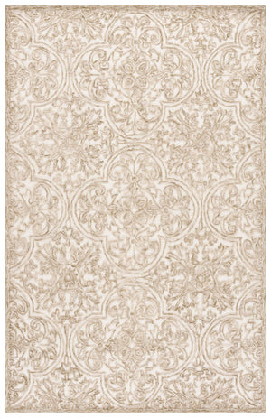 Safavieh Msr Hand Tufted Wool And Cotton Runner Rug - Elegant Floral Design For Timeless Home Décor Ivory ,Sage Wool And Cotton With Latex Msr3511w-3