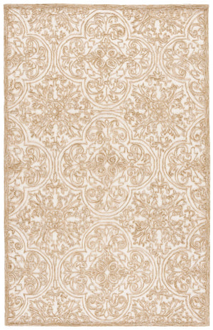 Safavieh Msr Hand Tufted Wool And Cotton Runner Rug - Elegant Floral Design For Timeless Home Décor Ivory ,Olive Wool And Cotton With Latex Msr3511x-8