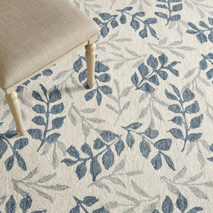 Safavieh Msr Hand Tufted Wool And Cotton Rug – Timeless Floral Design For Elegant Home Décor Transformation Ivory ,Grey 80% Wool And 20% Cotton Msr3526a-6sq