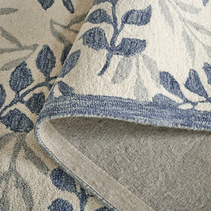 Safavieh Msr Hand Tufted Wool And Cotton Rug – Timeless Floral Design For Elegant Home Décor Transformation Ivory ,Grey 80% Wool And 20% Cotton Msr3526a-6sq