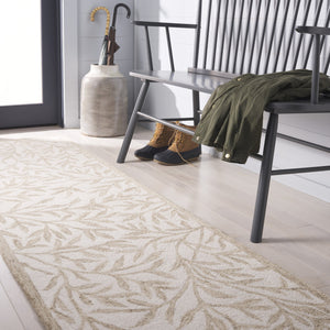 Safavieh Msr Hand-tufted Area Rug – Elegant Ivory And Beige Botanical Design For Timeless Home Decor Ivory ,Beige 80% Wool,20% Cotton Msr3527a-5