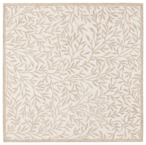 Safavieh Msr Hand-tufted Area Rug – Elegant Ivory And Beige Botanical Design For Timeless Home Decor Ivory ,Beige 80% Wool,20% Cotton Msr3527a-5
