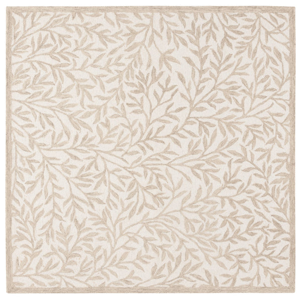 Safavieh Msr Hand-tufted Area Rug – Elegant Ivory And Beige Botanical Design For Timeless Home Decor Ivory ,Beige 80% Wool,20% Cotton Msr3527a-5