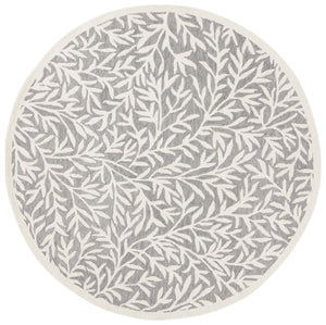 Safavieh Msr Hand-tufted Area Rug – Elegant Ivory And Beige Botanical Design For Timeless Home Decor Grey ,Ivory 80% Wool,20% Cotton Msr3527f-28