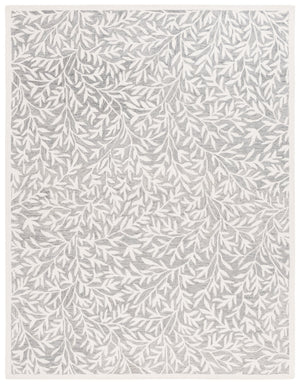 Safavieh Msr Hand-tufted Area Rug – Elegant Ivory And Beige Botanical Design For Timeless Home Decor Grey ,Ivory 80% Wool,20% Cotton Msr3527f-28
