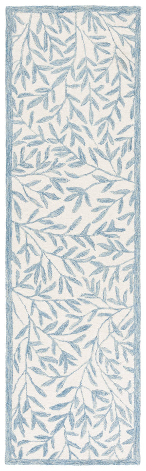 Safavieh Msr Hand-tufted Area Rug – Elegant Ivory And Beige Botanical Design For Timeless Home Decor Ivory ,Blue 80% Wool,20% Cotton Msr3527l-5
