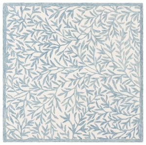 Safavieh Msr Hand-tufted Area Rug – Elegant Ivory And Beige Botanical Design For Timeless Home Decor Ivory ,Blue 80% Wool,20% Cotton Msr3527l-5