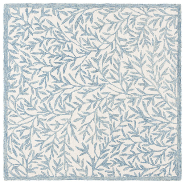 Safavieh Msr Hand-tufted Area Rug – Elegant Ivory And Beige Botanical Design For Timeless Home Decor Ivory ,Blue 80% Wool,20% Cotton Msr3527l-5