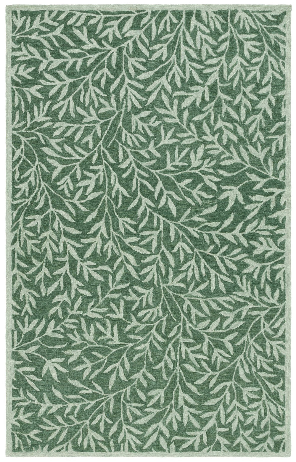 Safavieh Msr Hand-tufted Area Rug – Elegant Ivory And Beige Botanical Design For Timeless Home Decor Green 80% Wool And 20% Cotton Msr3527y-6r