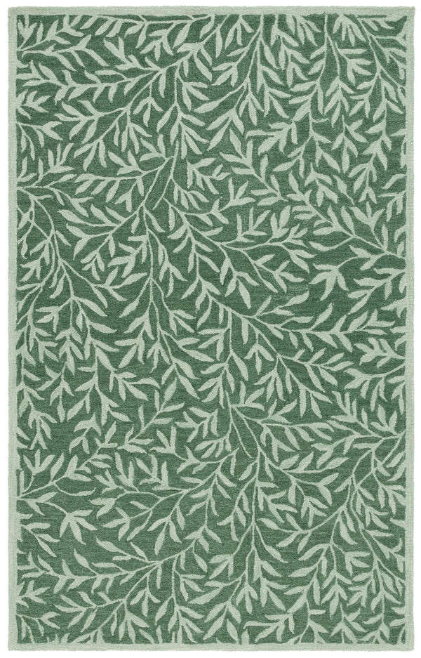 Safavieh Msr Hand-tufted Area Rug – Elegant Ivory And Beige Botanical Design For Timeless Home Decor Green 80% Wool And 20% Cotton Msr3527y-6r