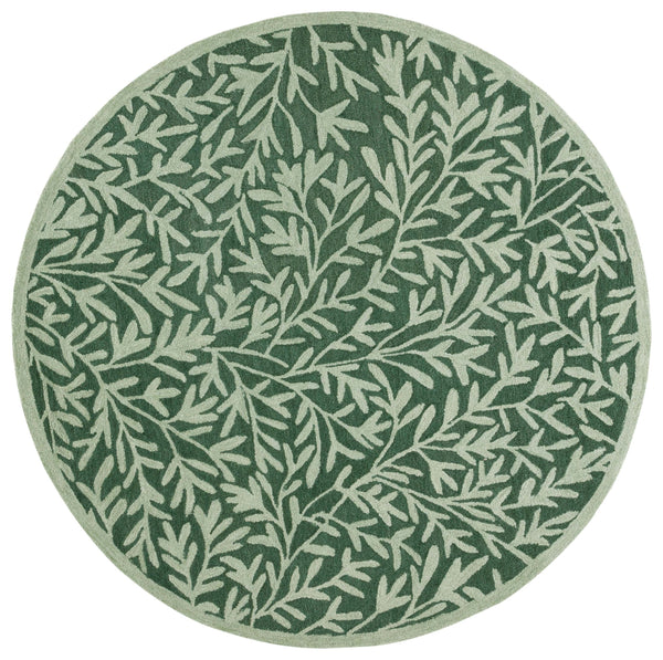 Safavieh Msr Hand-tufted Area Rug – Elegant Ivory And Beige Botanical Design For Timeless Home Decor Green 80% Wool And 20% Cotton Msr3527y-6r