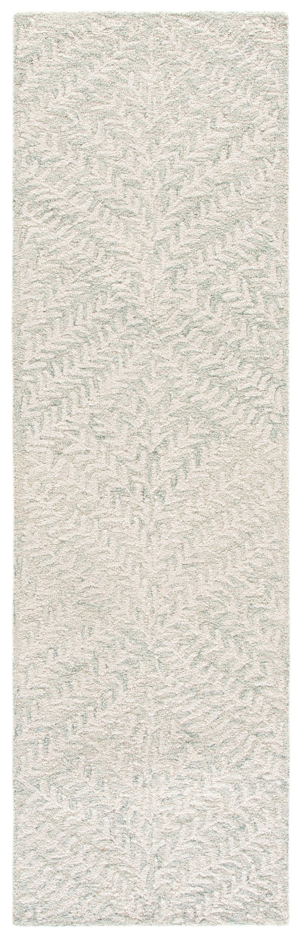 Safavieh Martha Hand-Tufted 8X10 Light Blue Ivory Floral Rug — 80% Wool 20% Cotton, Low-Profile Coastal Elegance MSR3552L-8
