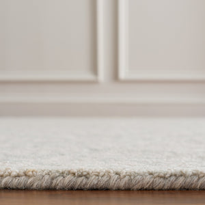 Safavieh Martha Hand-Tufted 8X10 Light Blue Ivory Floral Rug — 80% Wool 20% Cotton, Low-Profile Coastal Elegance MSR3552L-8