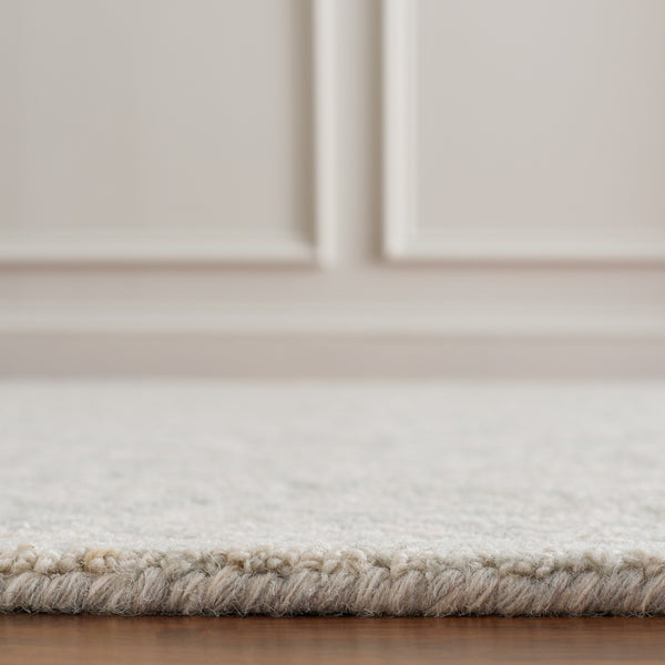 Safavieh Martha Hand-Tufted 8X10 Light Blue Ivory Floral Rug — 80% Wool 20% Cotton, Low-Profile Coastal Elegance MSR3552L-8