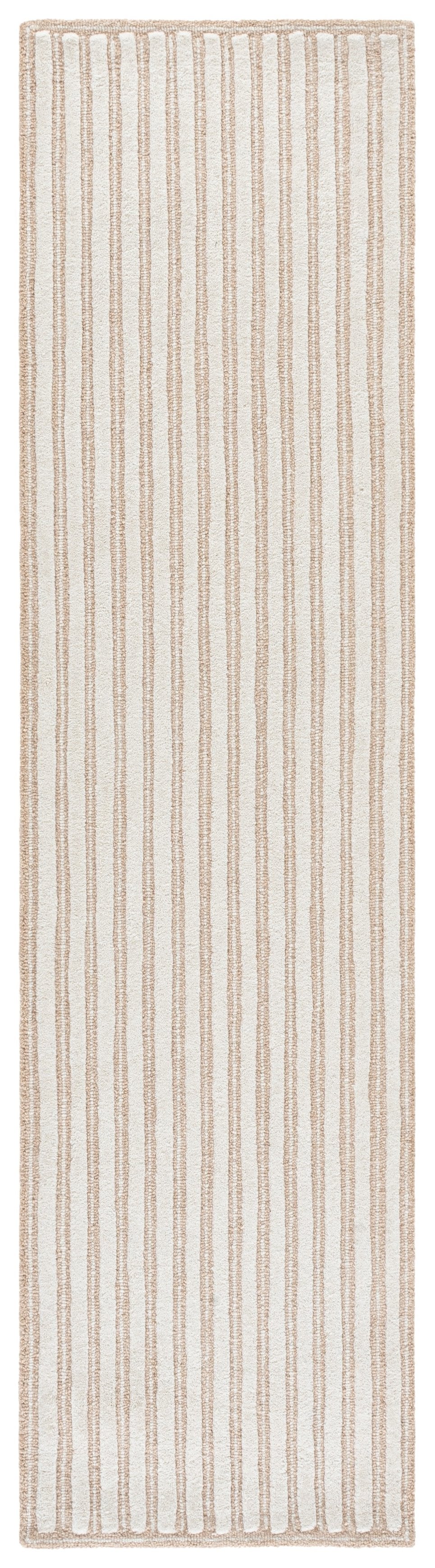 Safavieh Martha Hand-Tufted Beige Ivory Area Rug With Wool-Cotton Blend, Low-Profile Pile, Artisan Quality 6'-0" x 6'-0" MSR3858B-6SQ