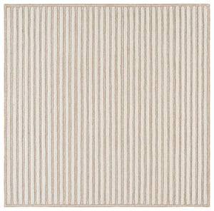 Safavieh Martha Hand-Tufted Beige Ivory Round Area Rug, 80% Wool 20% Cotton — Soft Low-Profile Artisan Texture 6'-0" x 6'-0" MSR3858B-6R