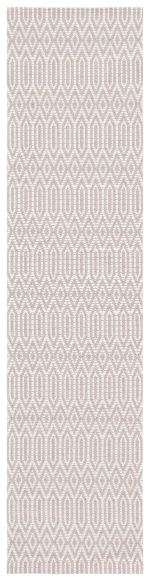 Safavieh Martha Stewart Cotton Area Rug - Elegant Transitional Design For Timeless Home Décor And Comfort Taupe ,Cream 100% Cotton Msr405e-4