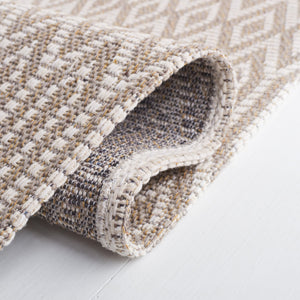 Safavieh Martha Stewart Cotton Area Rug - Elegant Transitional Design For Timeless Home Décor And Comfort Taupe ,Cream 100% Cotton Msr405e-4