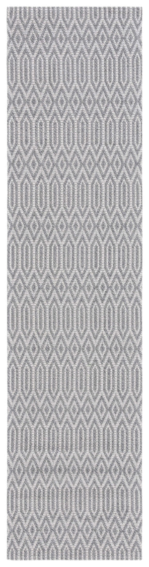Safavieh Martha Stewart Cotton Area Rug - Elegant Transitional Design For Timeless Home Décor And Comfort Anthracite ,Light Grey 100% Cotton Msr405f-25