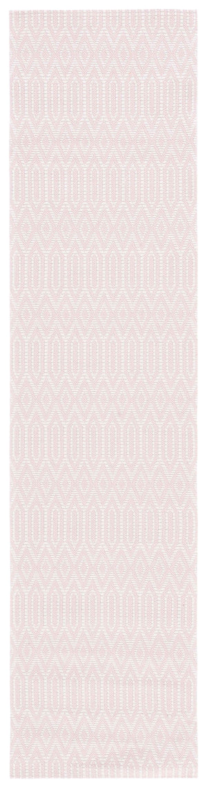 Safavieh Martha Stewart Cotton Area Rug - Elegant Transitional Design For Timeless Home Décor And Comfort Pink ,Ivory 100% Cotton Msr405u-3