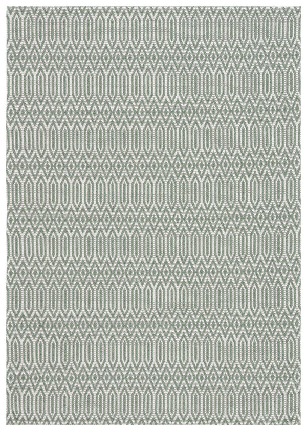 Safavieh Martha Stewart Cotton Area Rug - Elegant Transitional Design For Timeless Home Décor And Comfort Green ,Ivory 100% Cotton Msr405y-8