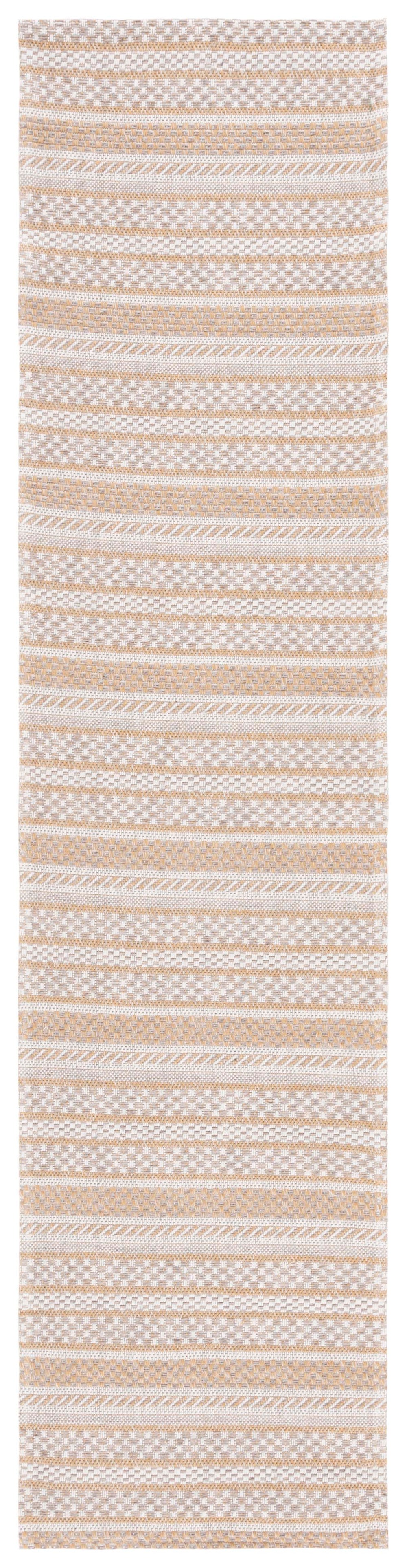 Safavieh Ms Elegant Taupe/Beige Area Rug - Luxurious Cotton Comfort For Stylish Home Décor, 4x6 Ft Taupe ,Beige 100% Cotton Msr412e-25