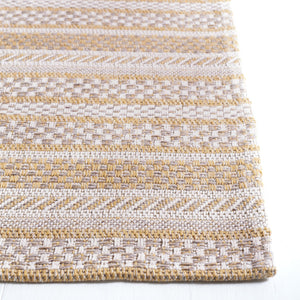 Safavieh Ms Elegant Taupe/Beige Area Rug - Luxurious Cotton Comfort For Stylish Home Décor, 4x6 Ft Taupe ,Beige 100% Cotton Msr412e-25