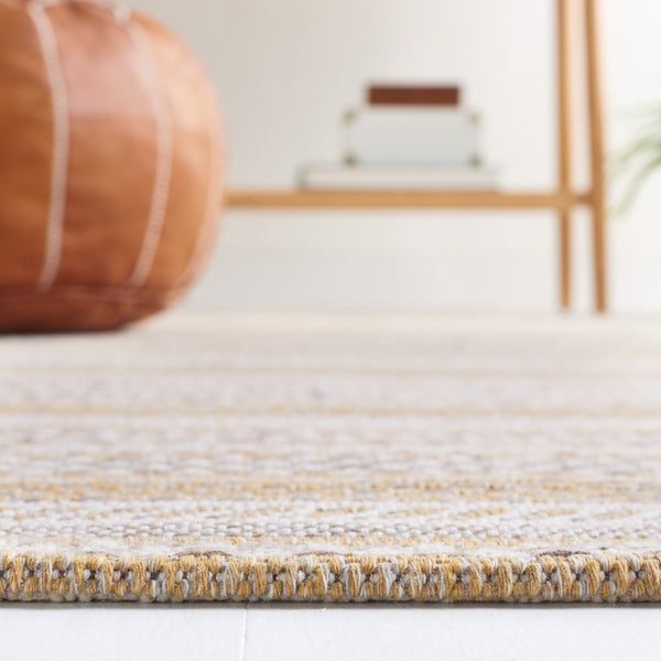 Safavieh Ms Elegant Taupe/Beige Area Rug - Luxurious Cotton Comfort For Stylish Home Décor, 4x6 Ft Taupe ,Beige 100% Cotton Msr412e-25