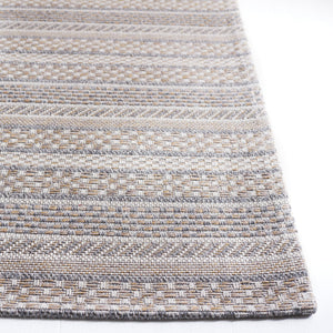 Safavieh Ms Elegant Taupe/Beige Area Rug - Luxurious Cotton Comfort For Stylish Home Décor, 4x6 Ft Grey ,Taupe 100% Cotton Msr412f-57