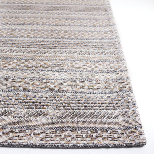 Safavieh Ms Elegant Taupe/Beige Area Rug - Luxurious Cotton Comfort For Stylish Home Décor, 4x6 Ft Grey ,Taupe 100% Cotton Msr412f-57