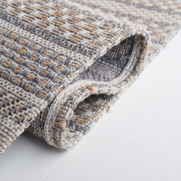 Safavieh Ms Elegant Taupe/Beige Area Rug - Luxurious Cotton Comfort For Stylish Home Décor, 4x6 Ft Grey ,Taupe 100% Cotton Msr412f-57