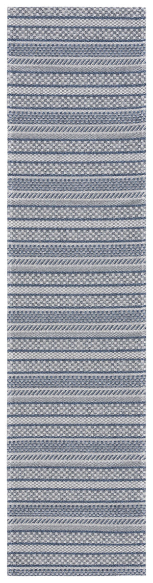 Safavieh Ms Elegant Taupe/Beige Area Rug - Luxurious Cotton Comfort For Stylish Home Décor, 4x6 Ft Navy ,Light Grey 100% Cotton Msr412n-28