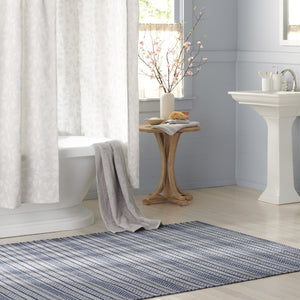 Safavieh Ms Elegant Taupe/Beige Area Rug - Luxurious Cotton Comfort For Stylish Home Décor, 4x6 Ft Navy ,Light Grey 100% Cotton Msr412n-28