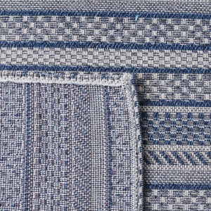 Safavieh Ms Elegant Taupe/Beige Area Rug - Luxurious Cotton Comfort For Stylish Home Décor, 4x6 Ft Navy ,Light Grey 100% Cotton Msr412n-28