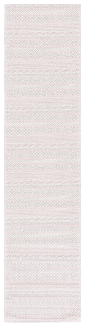 Safavieh Ms Elegant Taupe/Beige Area Rug - Luxurious Cotton Comfort For Stylish Home Décor, 4x6 Ft Pink ,Ivory 100% Cotton Msr412u-25