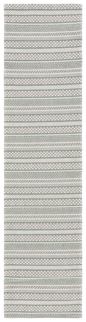 Safavieh Ms Elegant Taupe/Beige Area Rug - Luxurious Cotton Comfort For Stylish Home Décor, 4x6 Ft Green ,Ivory 100% Cotton Msr412y-6
