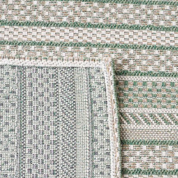 Safavieh Ms Elegant Taupe/Beige Area Rug - Luxurious Cotton Comfort For Stylish Home Décor, 4x6 Ft Green ,Ivory 100% Cotton Msr412y-6