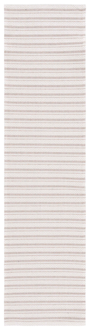 Safavieh Martha Stewart Elegant Cotton Area Rug | Chic Striped Design For Cozy Home Decor Solutions Taupe ,Cream 100% Cotton Msr419e-6