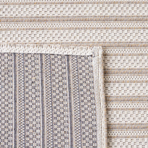 Safavieh Martha Stewart Elegant Cotton Area Rug | Chic Striped Design For Cozy Home Decor Solutions Taupe ,Cream 100% Cotton Msr419e-6