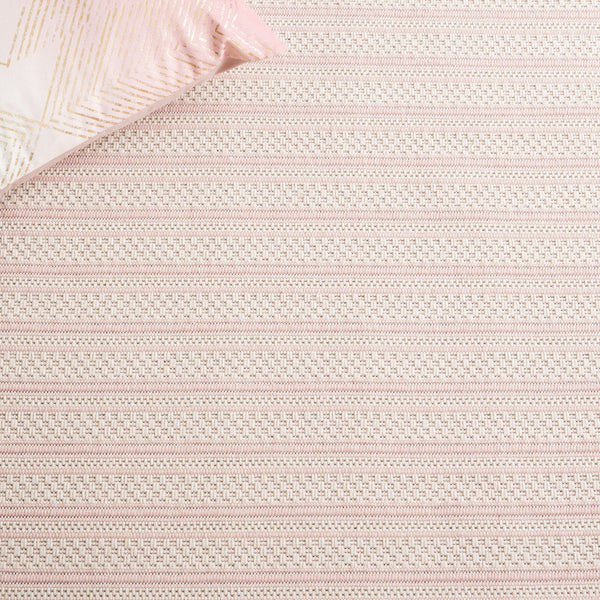 Safavieh Martha Stewart Elegant Cotton Area Rug | Chic Striped Design For Cozy Home Decor Solutions Pink ,Ivory 100% Cotton Msr419u-57
