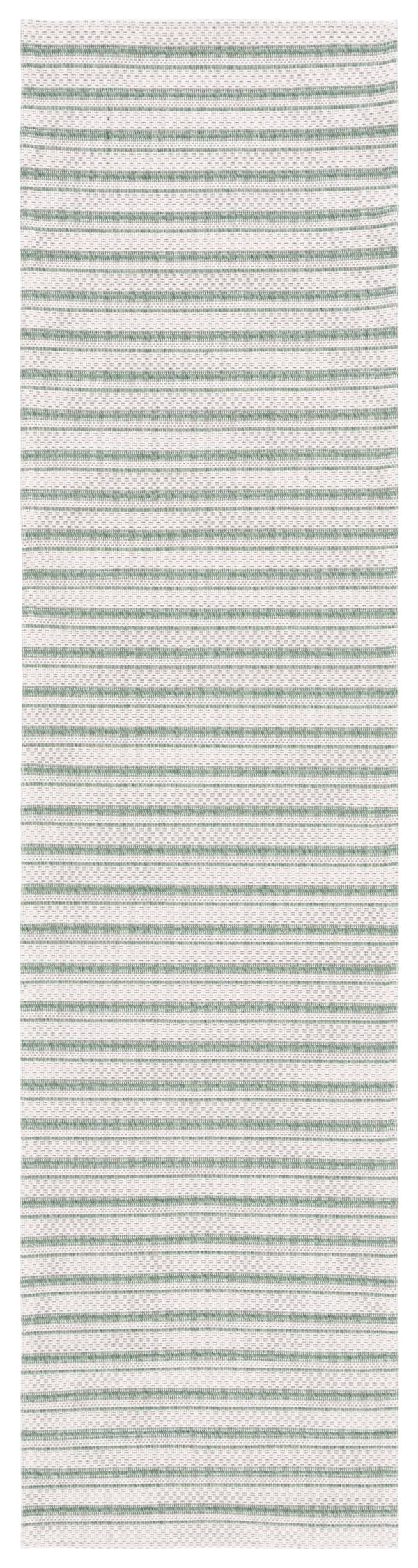 Safavieh Martha Stewart Elegant Cotton Area Rug | Chic Striped Design For Cozy Home Decor Solutions Green ,Ivory 100% Cotton Msr419y-6