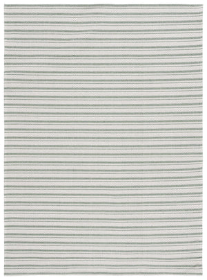 Safavieh Martha Stewart Elegant Cotton Area Rug | Chic Striped Design For Cozy Home Decor Solutions Green ,Ivory 100% Cotton Msr419y-6